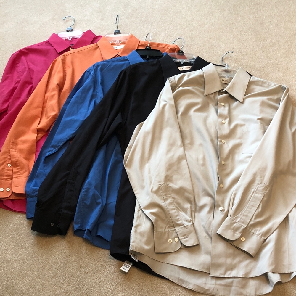 5 dress shirts